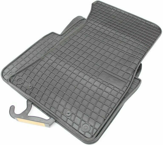 Frogum Set of Front and Rear Mats 4pcs for Audi A8 2002-2010 Black
