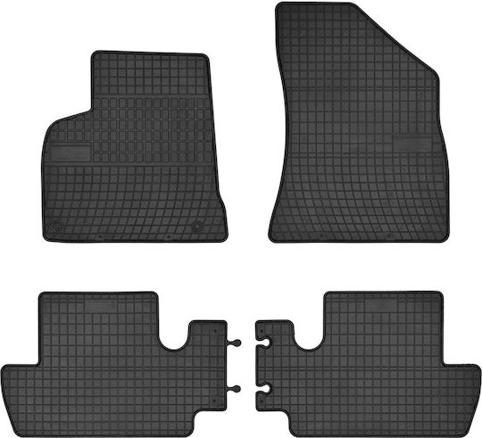 Frogum Set of Front and Rear Mats 4pcs from Rubber for Peugeot 3008 2009-2016 Black