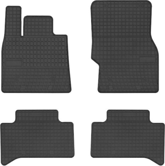 Frogum Set of Front and Rear Mats 4pcs for Alfa Romeo Stelvio 2016 Black
