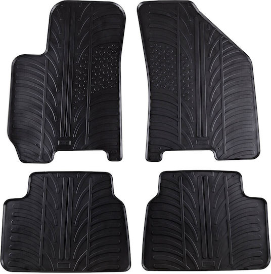 Gledring Σετ Μπροστινά και Πίσω Πατάκια 4τμχ για Chevrolet Lacetti 2004-2007 Μαύρα