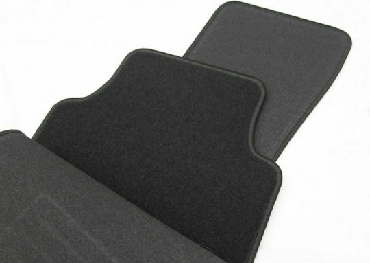 Petex Satz Vorder- und Hintermatten 4Stück aus Teppichboden für Skoda Octavia 2020+ Schwarz