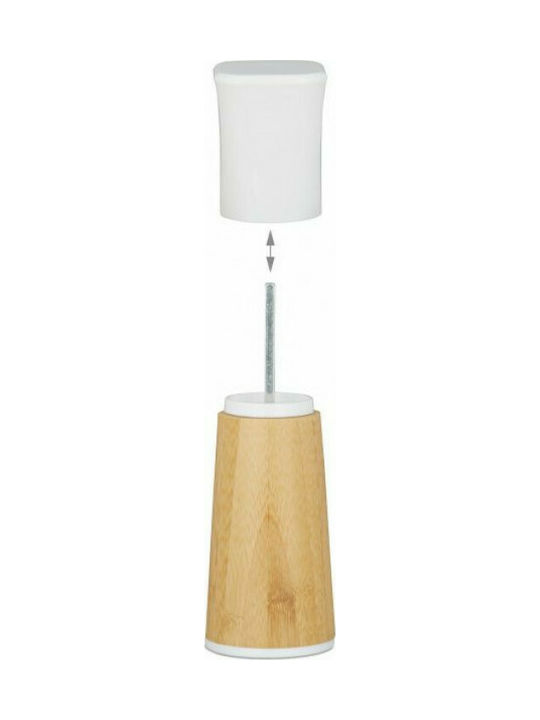 Relaxdays Manual Wooden Spice Mill Set 17cm Beige 2pcs