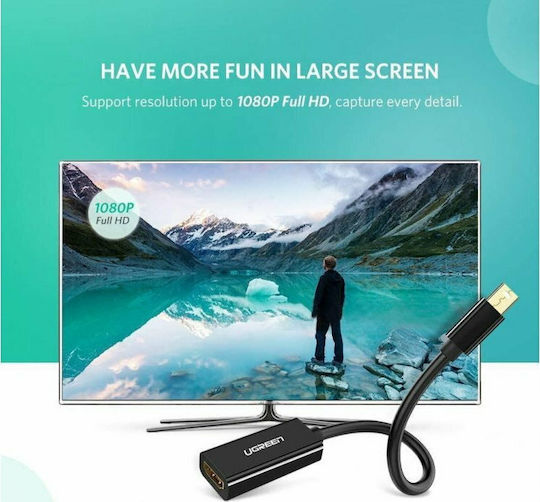 Ugreen MD112 Μετατροπέας mini DisplayPort male σε HDMI female 1τμχ
