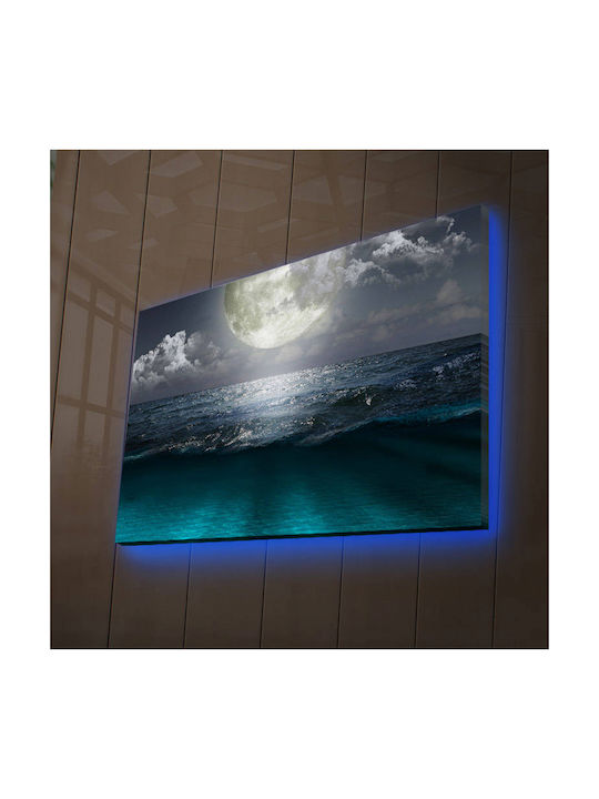 HomeMarkt Homemarkt Canvas With Led 45x70cm Gemälde auf Leinwand mit LED-Beleuchtung 70x45cm