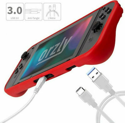 Orzly Essential Pack Bausatz für Schalter in Rot Farbe
