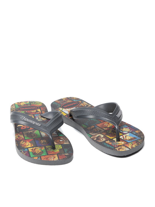 Top Max Street Fighter Ανδρικά Flip Flops Γκρι