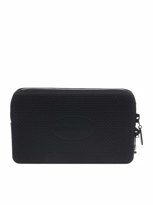 Toiletry Bag in Black color 18cm