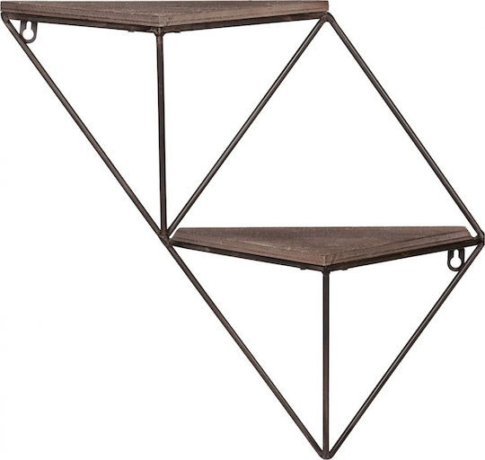 Raft Perete 33x13x30cm Nuc / Negru Raft Perete 33x13x30cm Nuc / Negru