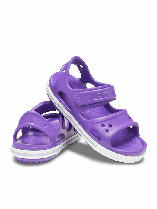 Crocband II Children's Anatomical Beach Shoes Purple