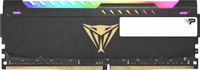 Patriot Viper Steel RGB 8GB DDR4 RAM με Ταχύτητα 3200 για Desktop