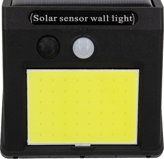 GloboStar Wall Mounted Solar Light 12W 1200lm Cold White 6000K with Motion Sensor and Photocell IP65