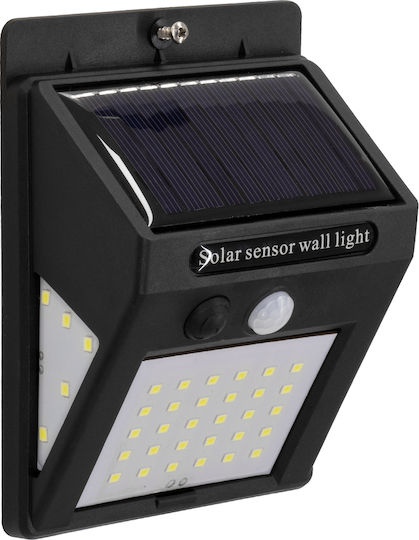 GloboStar Wall Mounted Solar Light 8W 800lm Cold White 6000K with Motion Sensor and Photocell IP65