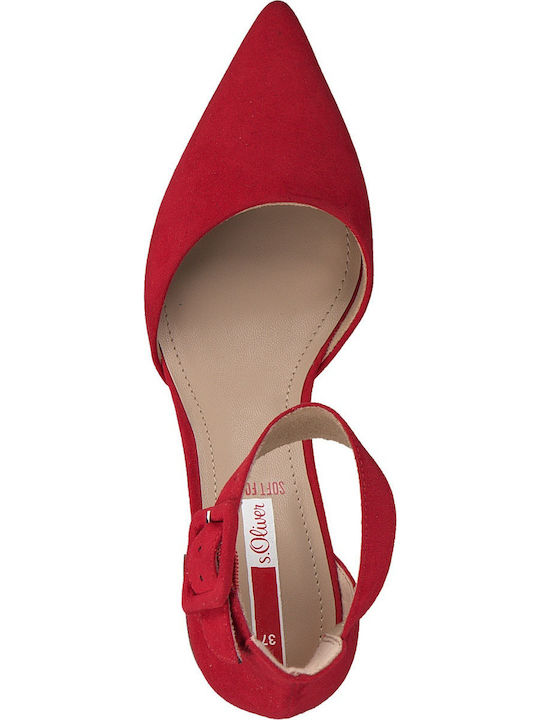 Red Heels with Strap