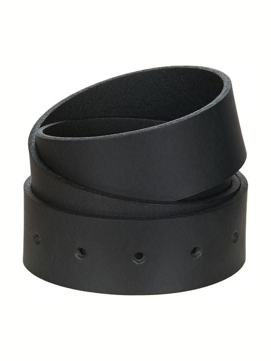 Free Metal Herren Gürtel Leder Schwarz