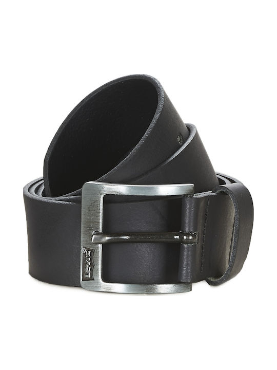 Herren Gürtel Leder Schwarz