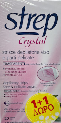 Strep Crystal Facial & Bikini Hair Removal Wax 40pcs