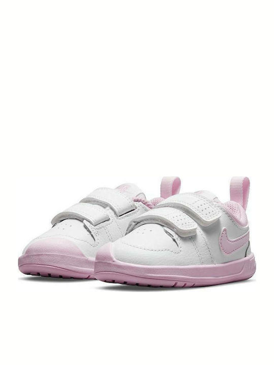 Pico 5 Παιδικά Sneakers με Σκρατς White / Pink Foam