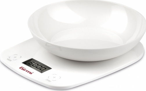 Girmi Digital Kitchen Scale with Bucket up to 5kg White