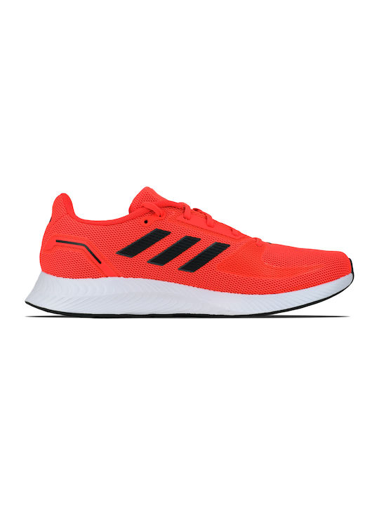Run Falcon 2.0 Herren Sportschuhe Laufen Solar Red / Carbon / Grey