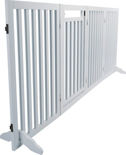 Trixie Divider Dog with Door 60x160x81cm in White Color 60 x 60 x 81cm
