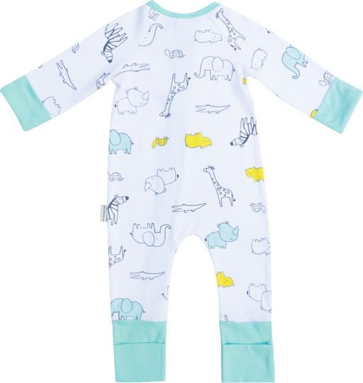 Owli Summer Sleeping Bag with Feet Zoo Zoo 0.2 Tog Green