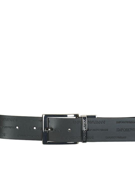 Herren Gürtel Leder Beidseitig Black / Brown