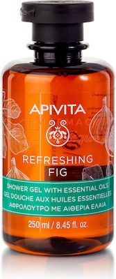 Apivita Refreshing Fig Αφρόλουτρο σε Gel με Αιθέρια Έλαια 250ml