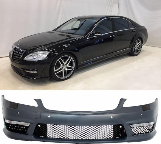 Carner Bumper Car Front Compatible with Mercedes-Benz S W221 2006-2013 Amg S65 Look