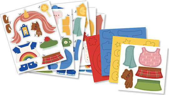Auzou Collage Kleide die Tiere für Kinder 3+ Jahre alt+ Jahre