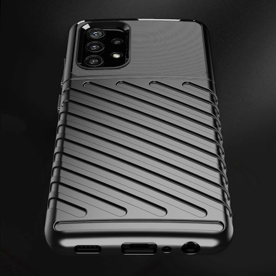 Hurtel Thunder Back Cover Σιλικόνης Μαύρο (Galaxy A32 4G)