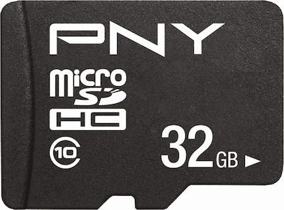 PNY Performance Plus microSDHC 32GB Clasa 10 U1 UHS-I cu adaptor