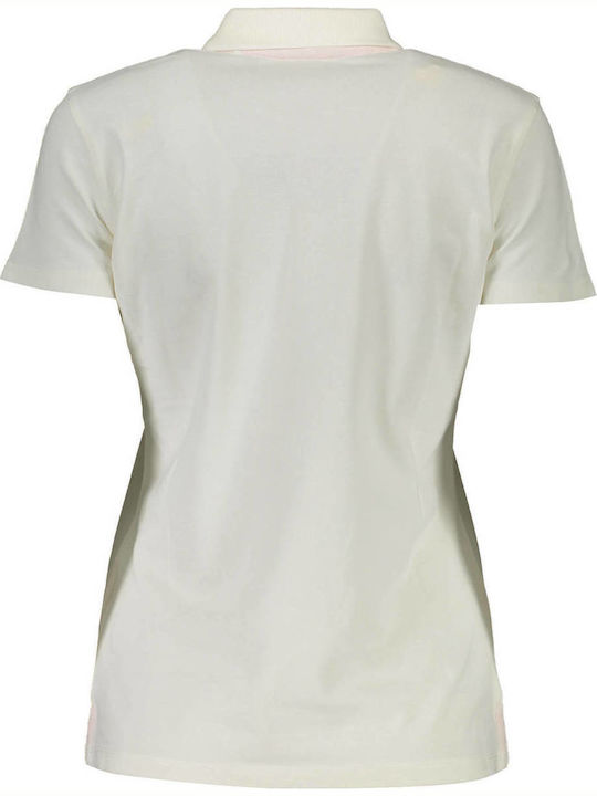Women's Polo Blouse Short Sleeve White