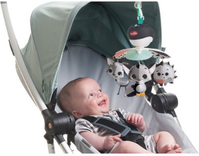 Tiny Love Mobile for Cot with Music Take Along Black & White for 0++ Months BR73802