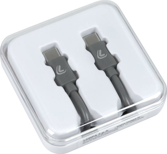 Lampa Essentials Редовна USB 2.0 Кабел USB-C мъжки - USB-C мъжки Сребрист 1м (L3868.4)