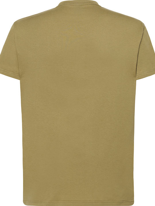JHK TSRA-150 Men's Promotional Short Sleeve T-Shirt in Khaki Colour