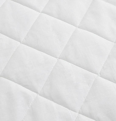 Cokitex Single Quilted Mattress Cover Fitted White 100x200+30cm