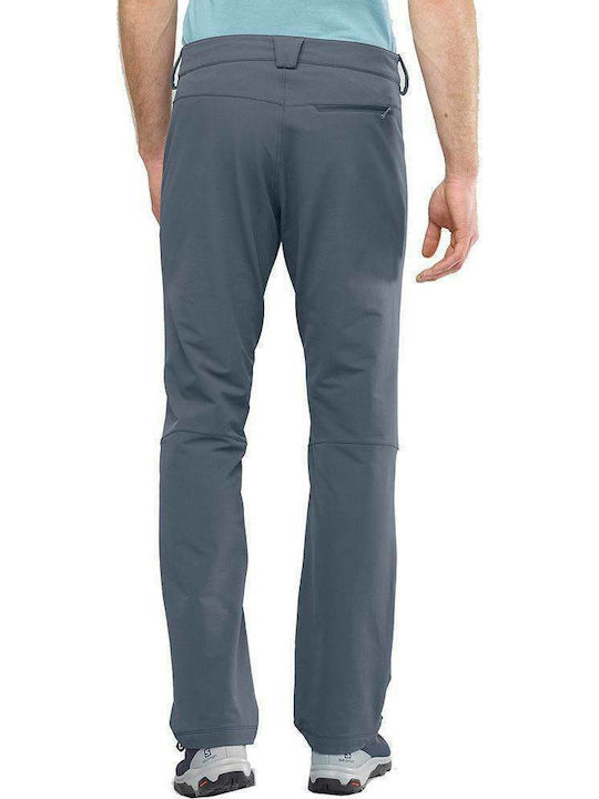 Salomon Wayfarer Warm Straight Men's Hiking Long Trousers Gray