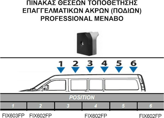 Menabo Roof Bars Aluminum (with Roof Rack Legs)