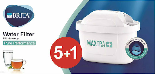 Brita Резервен филтър за вода за кана Maxtra+ Pure Performance 6бр