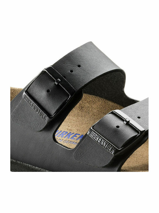 Classic Arizona Birko Flor Men's Sandals Black Narrow Fit
