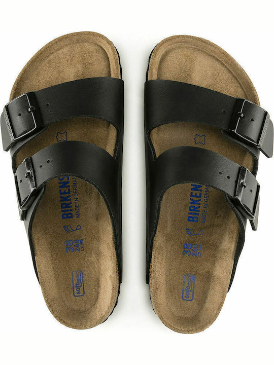 Classic Arizona Birko Flor Men's Sandals Black Narrow Fit