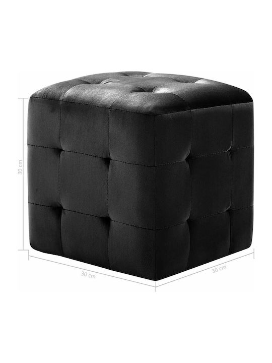 vidaXL Sitzsäcke & Poufs Wasserdichte Schwarze 30x30x30cm