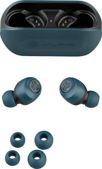 Jlab GO Air In-ear Bluetooth Handsfree Ακουστικά με Αντοχή στον Ιδρώτα και Θήκη Φόρτισης Μπλε