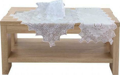 Linea Home Kariert Set 4Stücke Nostalgia Stricken Weiß