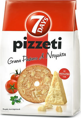 7days Crackers Pizzeti με Grana Padano & Ντομάτα 80gr