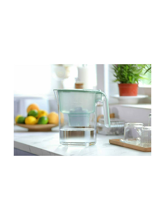 Philips Plastic Jug Green with Filter 4000ml