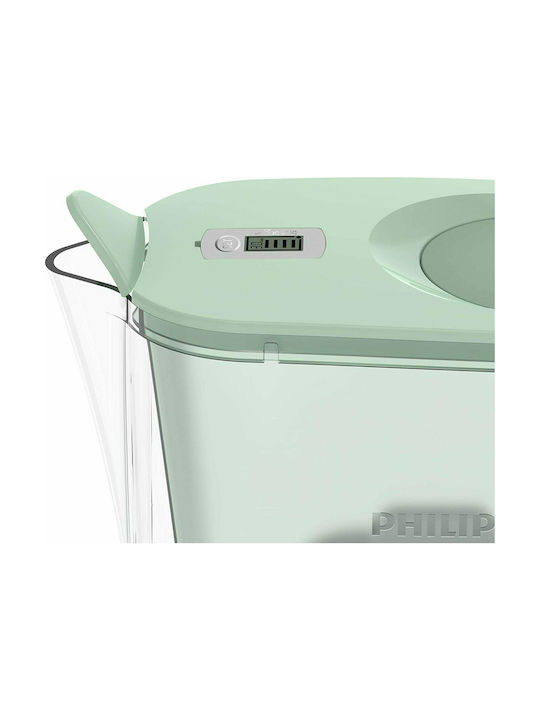 Philips Plastic Jug Green with Filter 4000ml