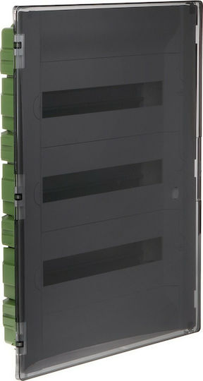 Legrand Practibox 3 Elektrischer Sicherungskasten Gemauert, 3 Reihen, 18 Elemente B422xH592xT91mm