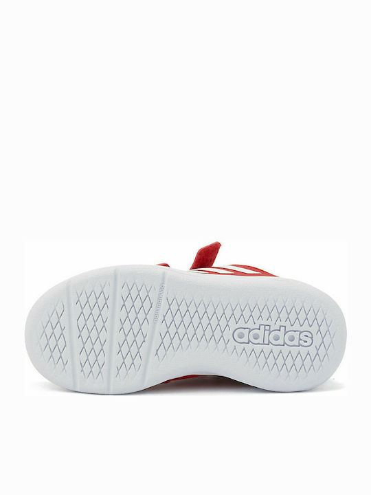 Tensaur Tensaur Kids Sports Shoes Running with Hoop & Loop Closure Scarlet / Cloud White / Royal Blue