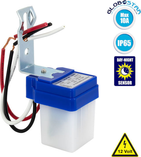 GloboStar Adjustable Day / Night Photocell 5-15 Lux 10A IP65